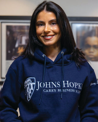 JOHNS HOPKINS UNIVERSITY (CAREY BUSINESS SCHOOL HOODIE) - Gainz Sportsgear LLC.