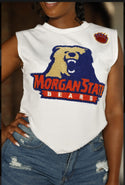 MORGAN ST. UNIVERSITY CROP TOP - Gainz Sportsgear LLC.