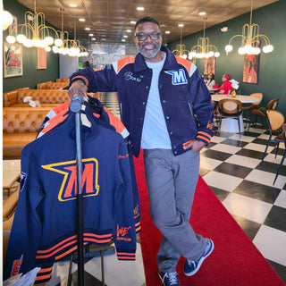 MORGAN STATE LEATHERROY VARSITY JACKET (Unisex) - Gainz Sportsgear LLC.
