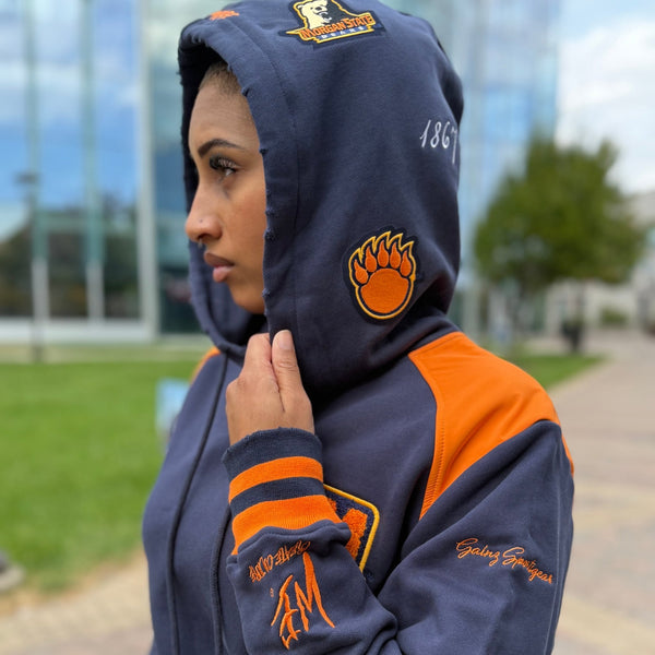 MORGAN STATE UNIVERSITY DISTRESSED PATCH HOODIE - Gainz Sportsgear LLC.