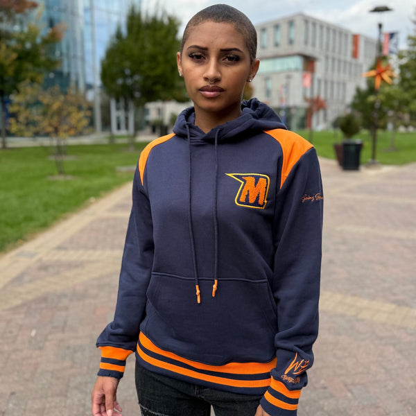 MORGAN STATE UNIVERSITY DISTRESSED PATCH HOODIE - Gainz Sportsgear LLC.