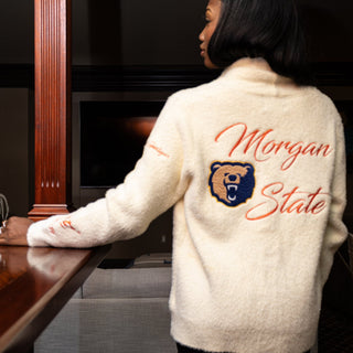 MORGAN STATE UNIVERSITY MOHAIR CARDIGAN (UNISEX) - Gainz Sportsgear LLC.