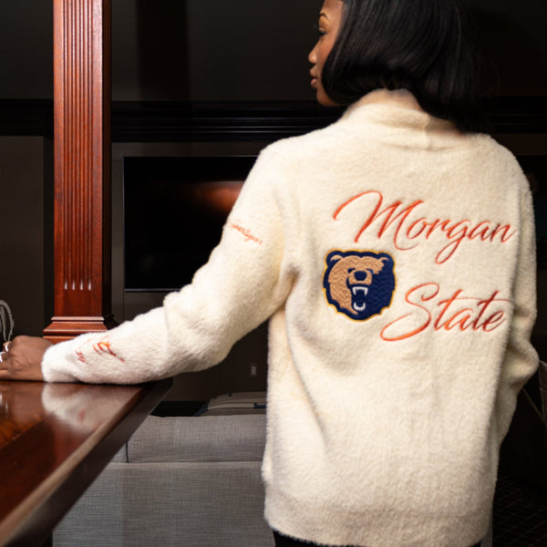 MORGAN STATE UNIVERSITY MOHAIR CARDIGAN (UNISEX) - Gainz Sportsgear LLC.