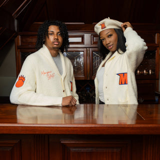 MORGAN STATE UNIVERSITY MOHAIR CARDIGAN (UNISEX) - Gainz Sportsgear LLC.