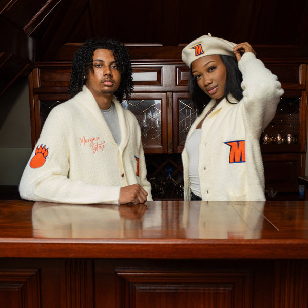 MORGAN STATE UNIVERSITY MOHAIR CARDIGAN (UNISEX) - Gainz Sportsgear LLC.