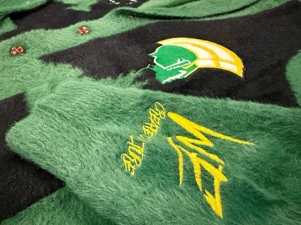 NORFOLK STATE UNIVERSITY MOHAIR CARDIGAN (UNISEX) - Gainz Sportsgear LLC.
