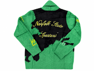 NORFOLK STATE UNIVERSITY MOHAIR CARDIGAN (UNISEX) - Gainz Sportsgear LLC.