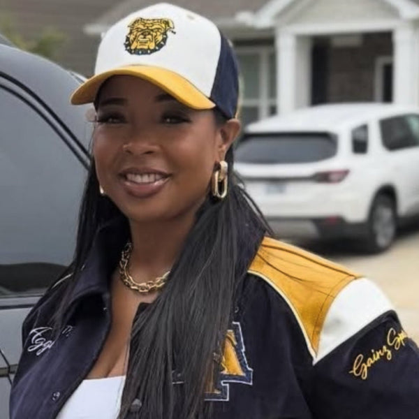 NORTH CAROLINA A&T CORDUROY TRUCKER CAP - Gainz Sportsgear LLC.