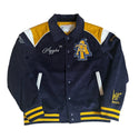 NORTH CAROLINA A&T LEATHERROY VARSITY JACKET (Unisex) - Gainz Sportsgear LLC.