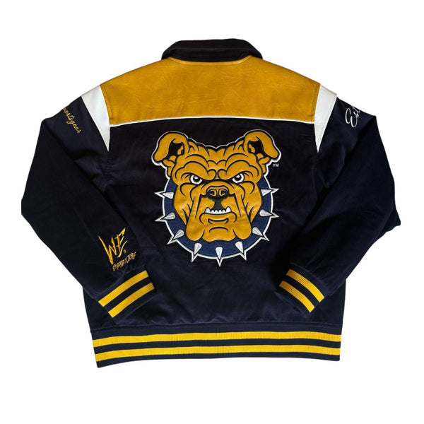 NORTH CAROLINA A&T LEATHERROY VARSITY JACKET (Unisex) - Gainz Sportsgear LLC.
