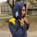 NORTH CAROLINA A&T UNIVERSITY DISTRESSED PATCH HOODIE - Gainz Sportsgear LLC.