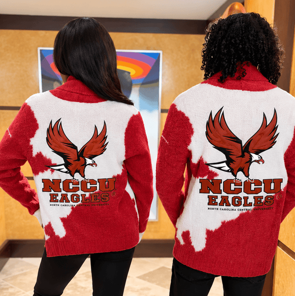 NORTH CAROLINA CENTRAL MOHAIR CARDIGAN (UNISEX) - Gainz Sportsgear LLC.