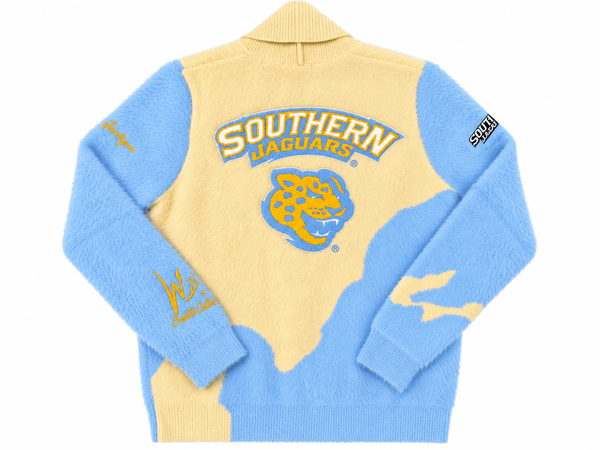 SOUTHERN UNIVERSITY MOHAIR CARDIGAN (UNISEX) - Gainz Sportsgear LLC.