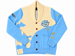 SOUTHERN UNIVERSITY MOHAIR CARDIGAN (UNISEX) - Gainz Sportsgear LLC.