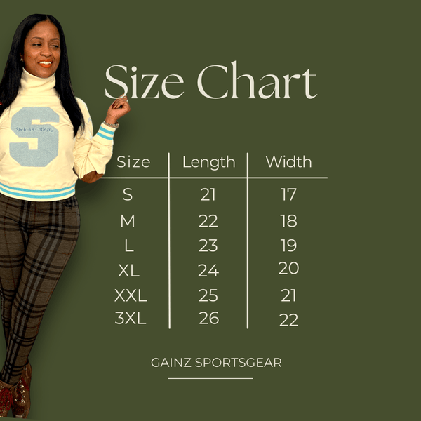 SPELMAN COLLEGE SCHOOL DAZE TURTLENECK (Cream) - Gainz Sportsgear LLC.