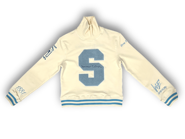 SPELMAN COLLEGE SCHOOL DAZE TURTLENECK (Cream) - Gainz Sportsgear LLC.