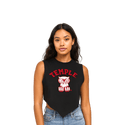 TEMPLE UNIVERSITY CROP TOP (Black) - Gainz Sportsgear LLC.