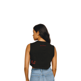 TEMPLE UNIVERSITY CROP TOP (Black) - Gainz Sportsgear LLC.
