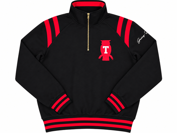 TEMPLE UNIVERSITY QUARTER ZIP (UNISEX) - Gainz Sportsgear LLC.