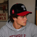 TEMPLE UNIVERSITY VELVET TRUCKER SNAPBACK - Gainz Sportsgear LLC.