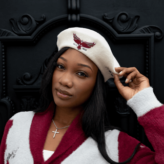 UNIVERSITY OF MD EASTERN SHORE SILK-LINED WOOL BERET - Gainz Sportsgear LLC.