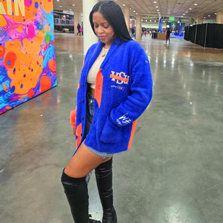 VIRGINIA STATE UNIVERSITY MOHAIR CARDIGAN - Gainz Sportsgear LLC.