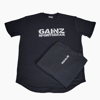 Gainz Sportsgear Men's Black T-Shirt