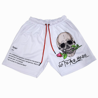 NO FEAR HERE Shorts (Definition of Fear Skull Edition)