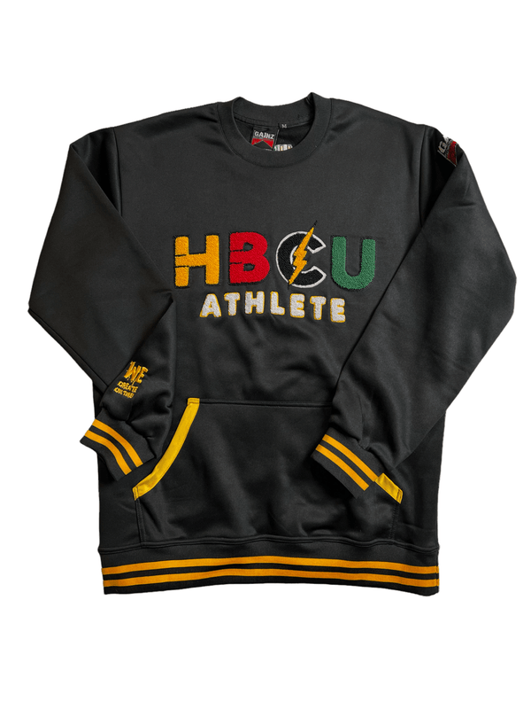 HBCU ATHLETE BLACK & GOLD "We Create Culture" CREWNECK - Gainz Sportsgear LLC.