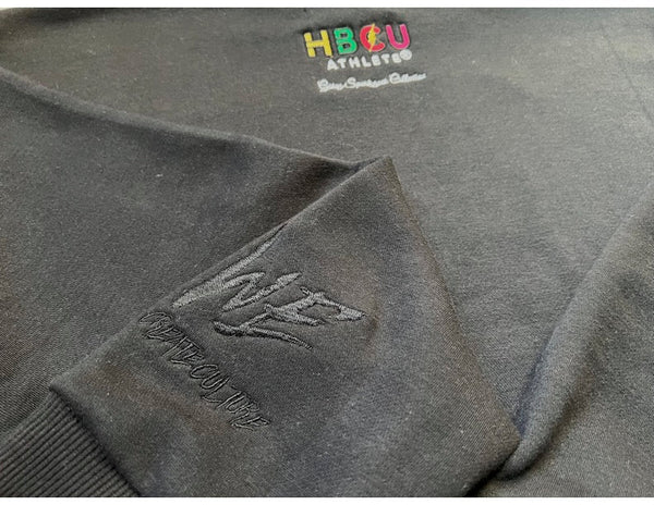 HBCU ATHLETE BLACKOUT HOODIE - Gainz Sportsgear LLC.