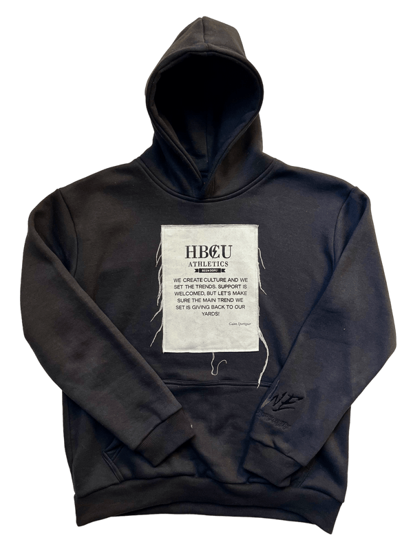 HBCU ATHLETE BLACKOUT HOODIE - Gainz Sportsgear LLC.