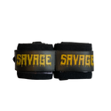 Black & Old Gold "Savage" Wrist Wraps 18" (USPA Approved)